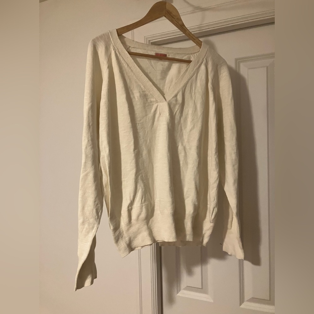 Ivory long sleeve top